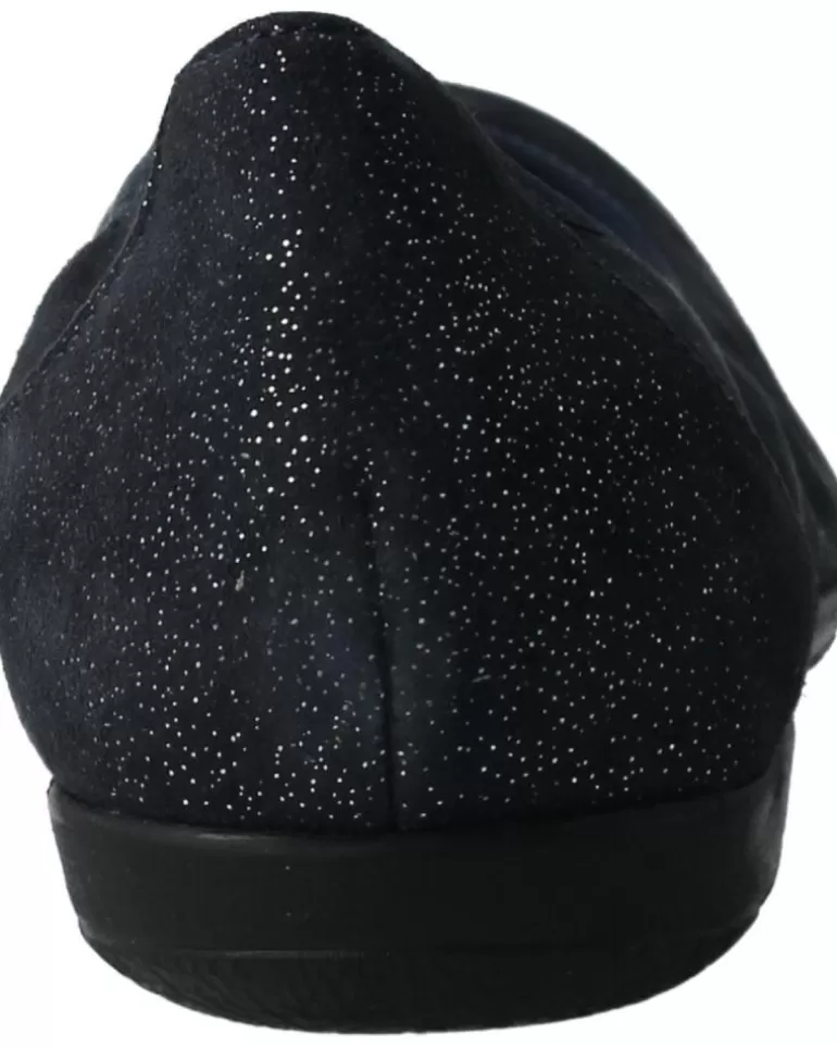 CAPRICE Bailarinas De Mujer Bailarinas Comfort En Piel Metalizada 813Ocean Sparkle Hot