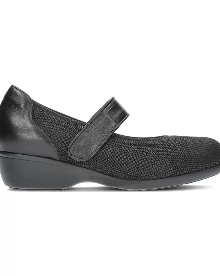 CLEMENT SALUS Bailarinas De Mujer Mercedita Horma Extra Ancha 442156 Nevada Black Flash Sale
