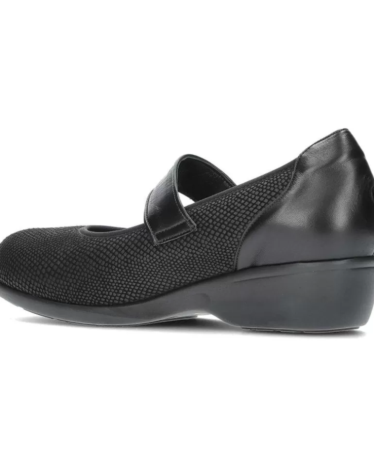 CLEMENT SALUS Bailarinas De Mujer Mercedita Horma Extra Ancha 442156 Nevada Black Flash Sale