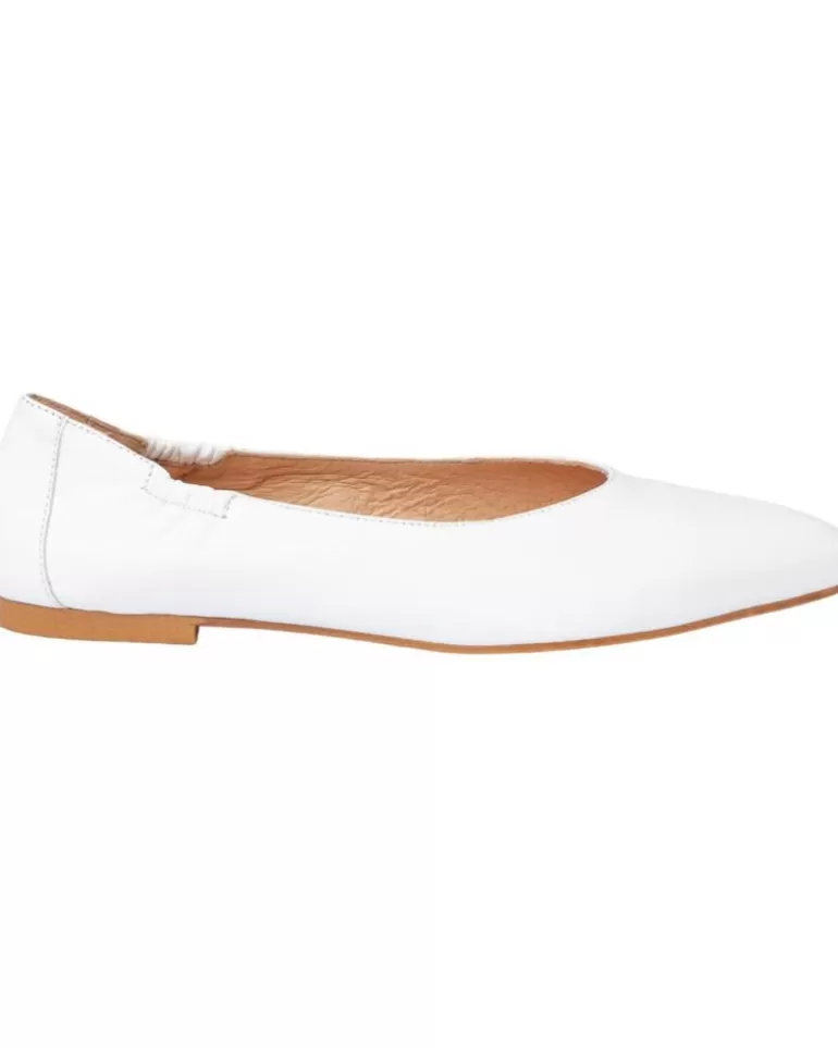 EVA MAÑAS Bailarinas Eva Manas De Mujer Babucha Piel 1480 Blanco Best Sale