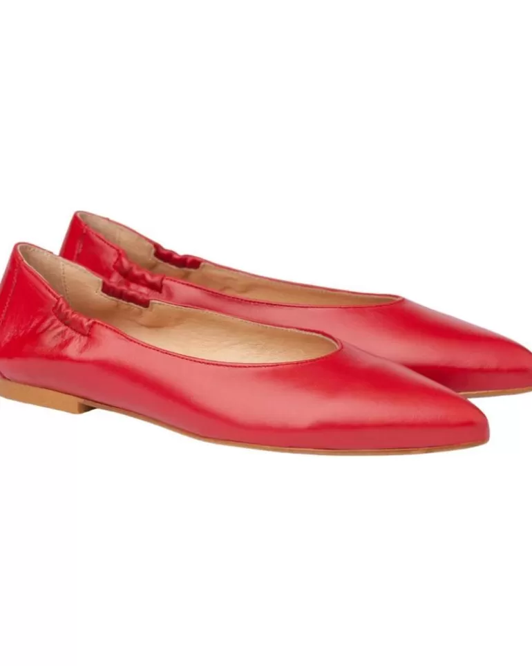 EVA MAÑAS Bailarinas Eva Manas De Mujer Babucha Piel 1480 Rojo Outlet