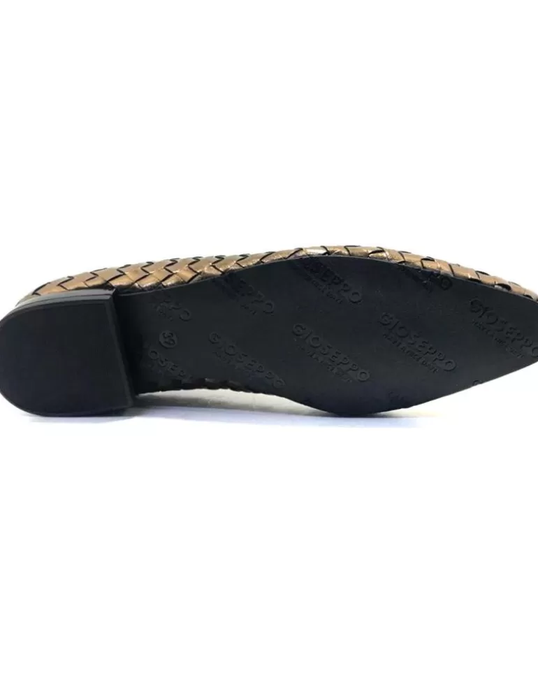 GIOSEPPO Bailarinas De Mujer Bognes Bailarinas Planas Para Mujer Color Co Metalico Shop