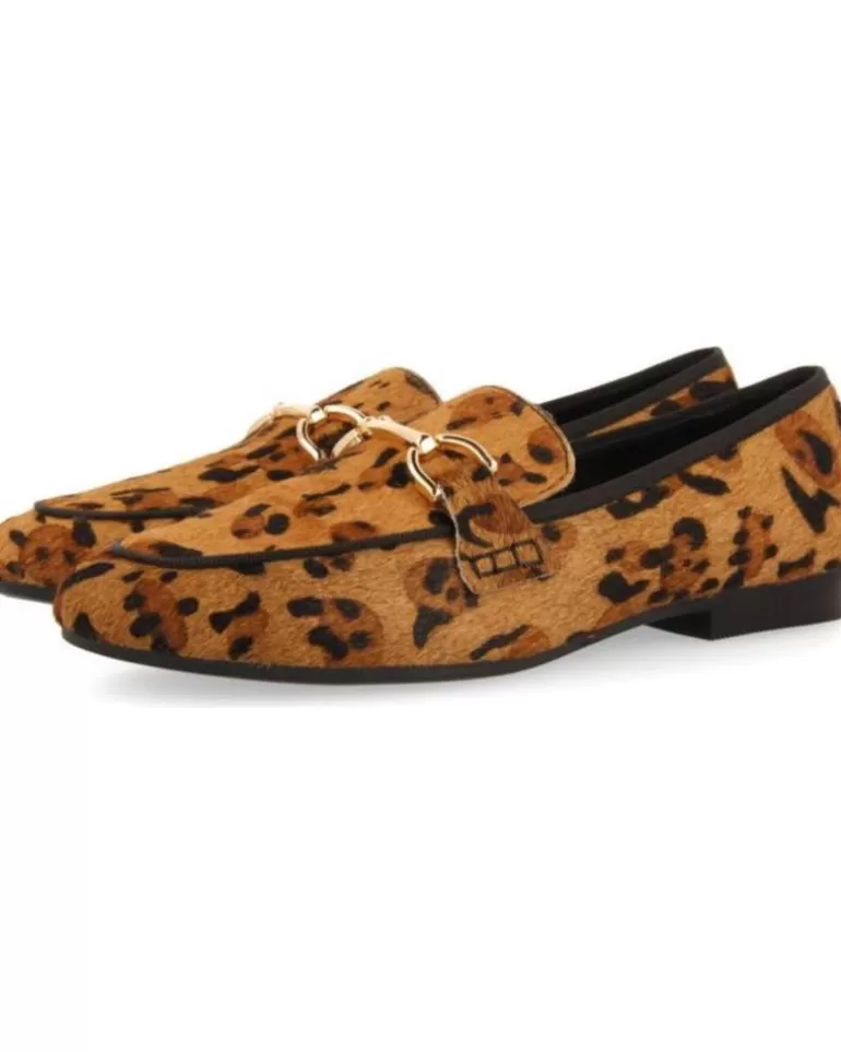 GIOSEPPO Bailarinas De Mujer Mocasines Con Print De Leopardo Para Mujer Dupree Marron Best