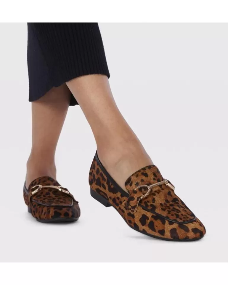 GIOSEPPO Bailarinas De Mujer Mocasines Con Print De Leopardo Para Mujer Dupree Marron Best