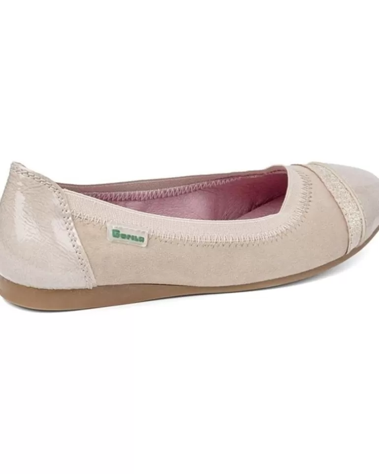 GORILA Bailarinas De Niña Bailarina 24246 Beige Flash Sale