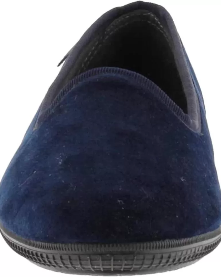 VICTORIA Bailarinas De Mujer Bailarina Oda Terciopelo 1049114 Slippers Marino Store