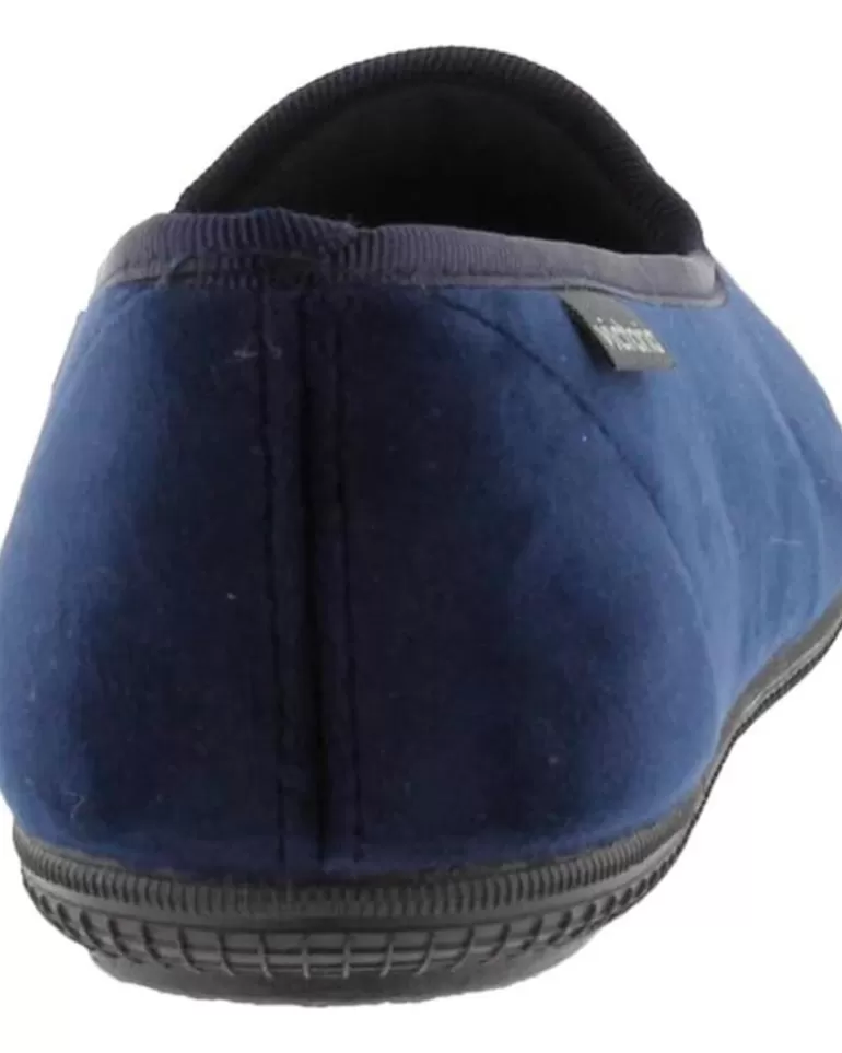 VICTORIA Bailarinas De Mujer Bailarina Oda Terciopelo 1049114 Slippers Marino Store