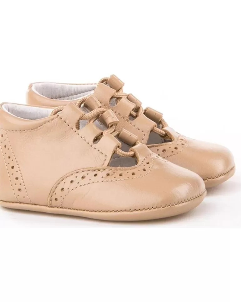 ANGELITOS Bebé De Niña Y Niño Zapato Patuco Piel 256 Camel Sale