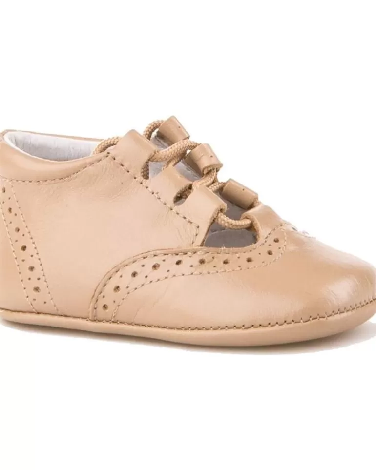 ANGELITOS Bebé De Niña Y Niño Zapato Patuco Piel 256 Camel Sale