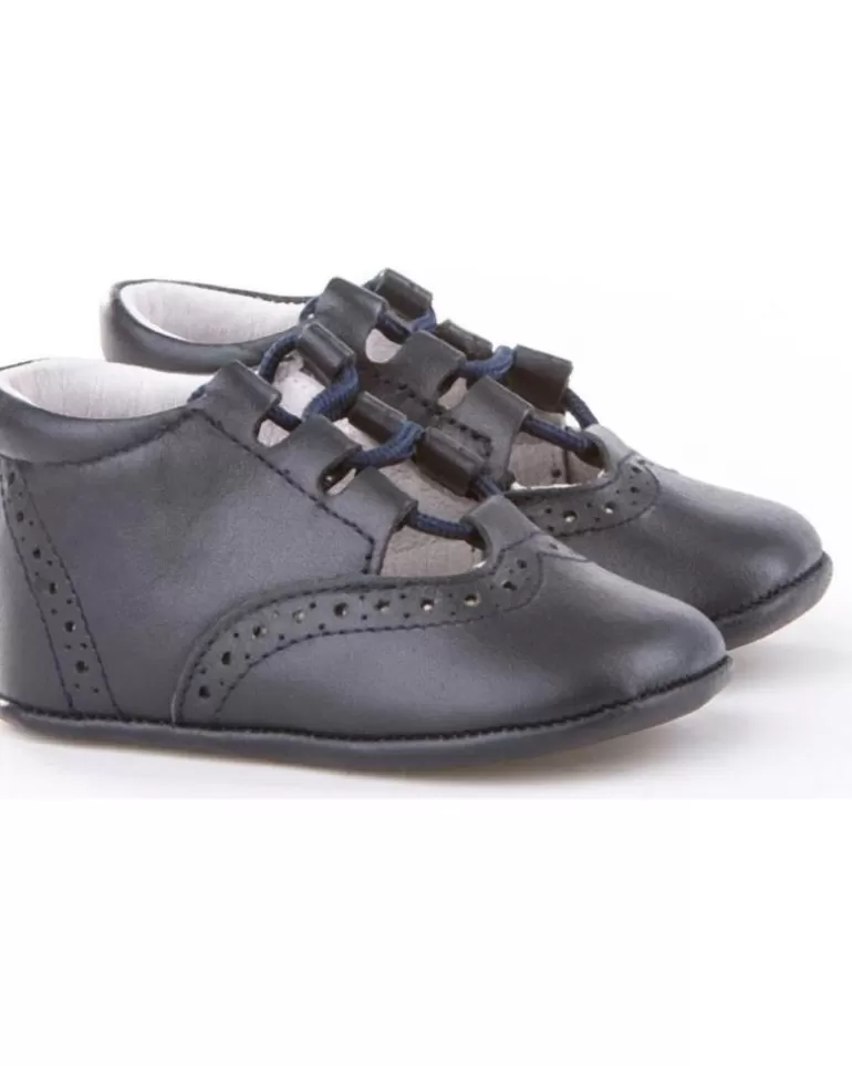ANGELITOS Bebé De Niña Y Niño Zapato Patuco Piel 256 Marino Outlet