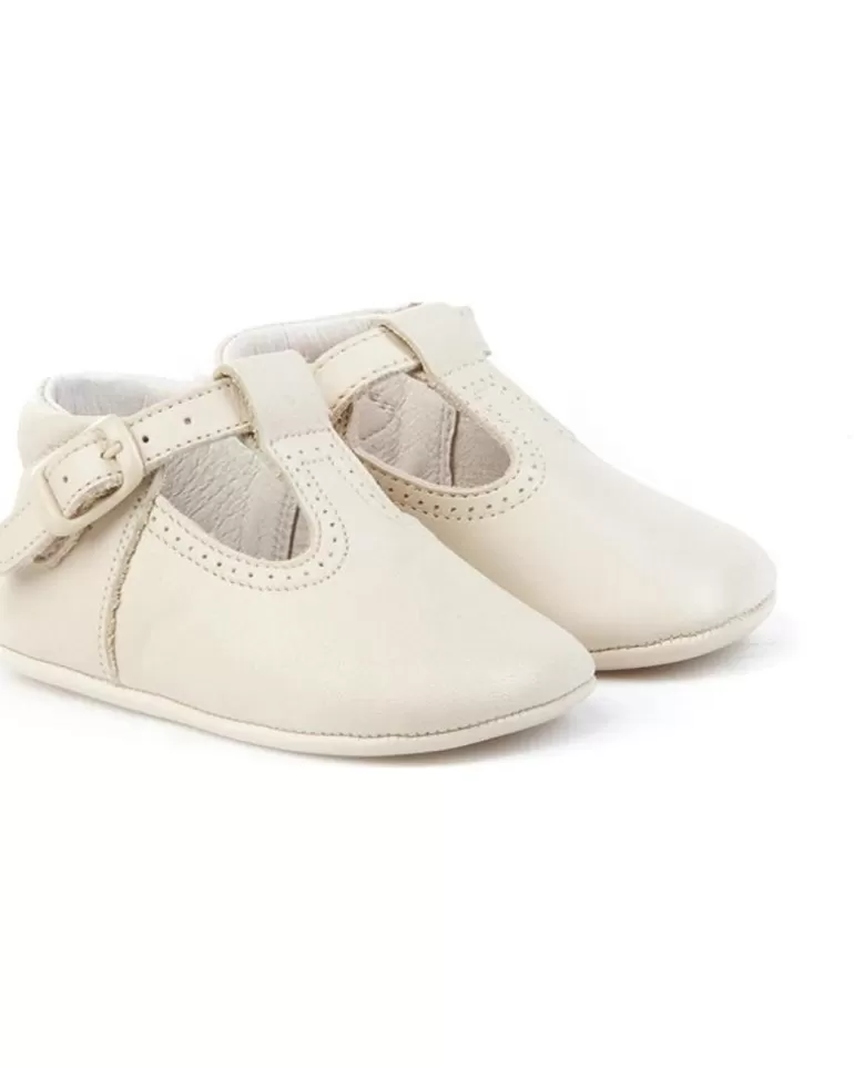ANGELITOS Bebé De Niño Zapato Patuco Piel 247 Beige New