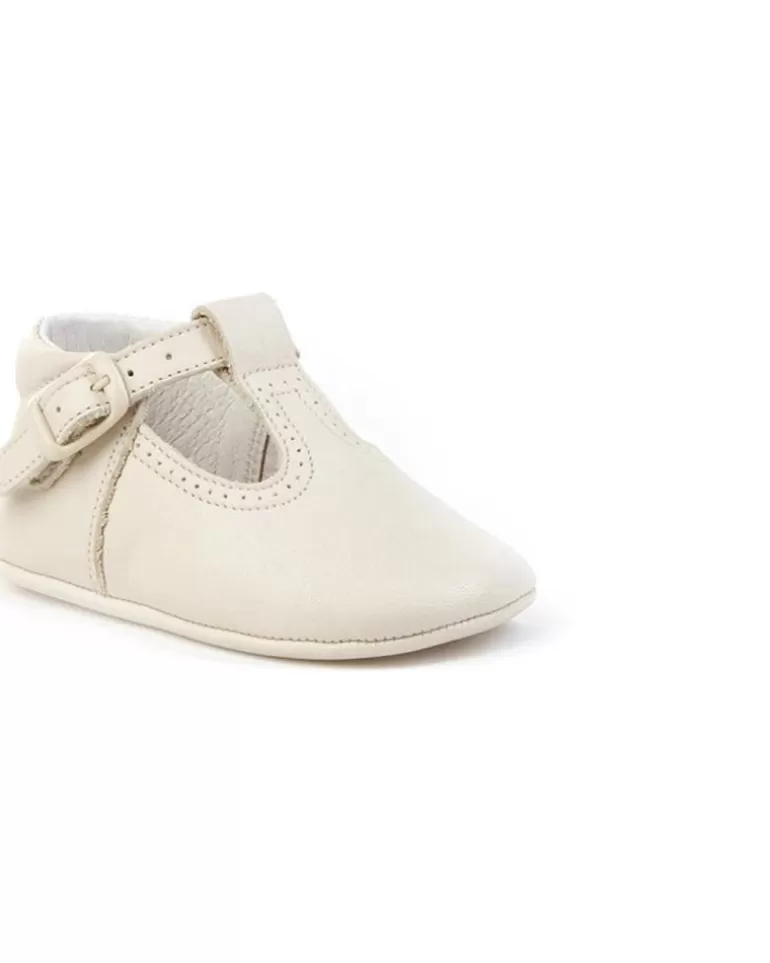 ANGELITOS Bebé De Niño Zapato Patuco Piel 247 Beige New