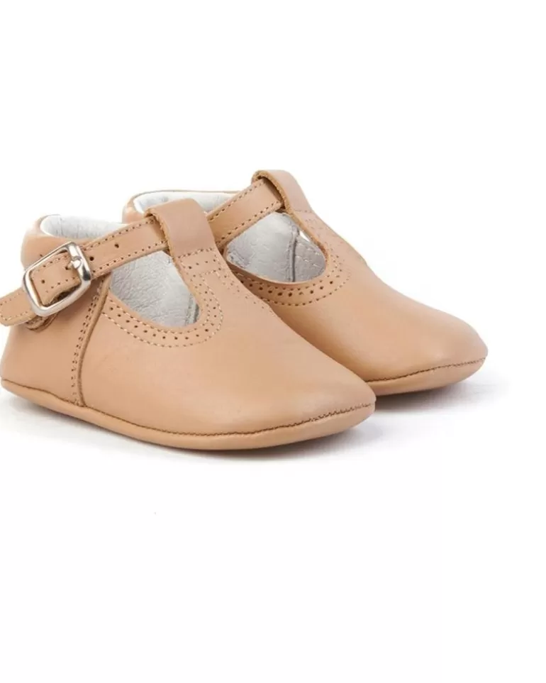 ANGELITOS Bebé De Niño Zapato Patuco Piel 247 Camel Clearance