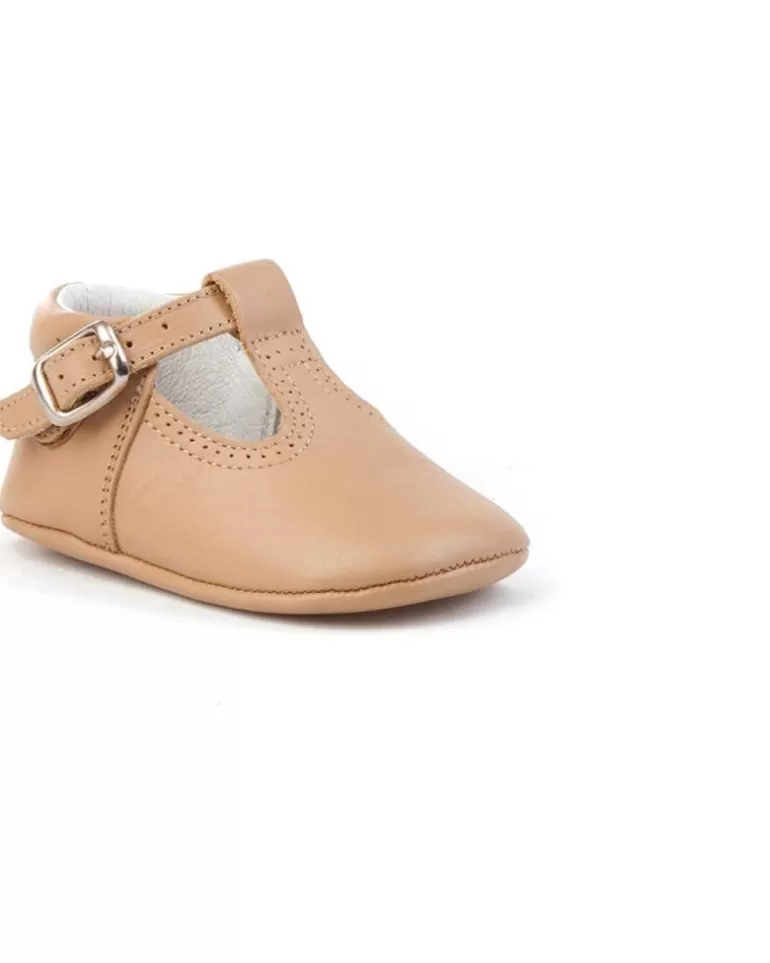 ANGELITOS Bebé De Niño Zapato Patuco Piel 247 Camel Clearance