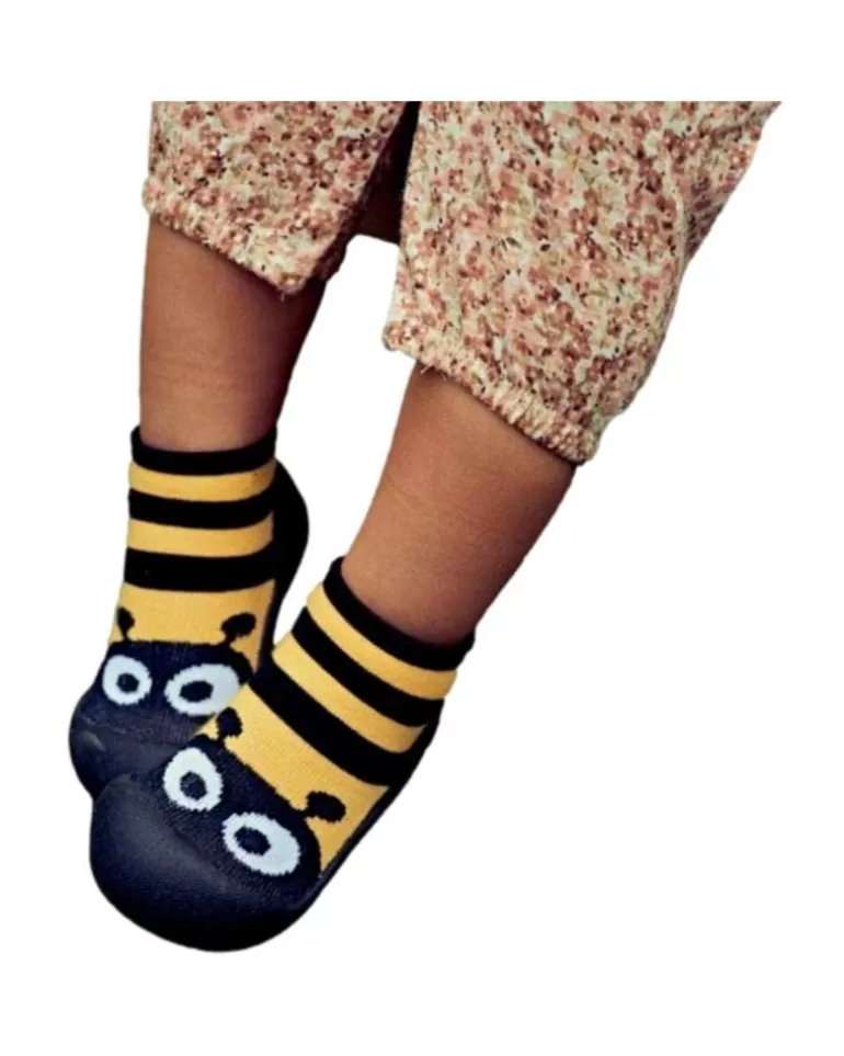 ATTIPAS Bebé De Niña Y Niño Primeros Pasos Attippas Bee Yellow A22Be Negro Outlet