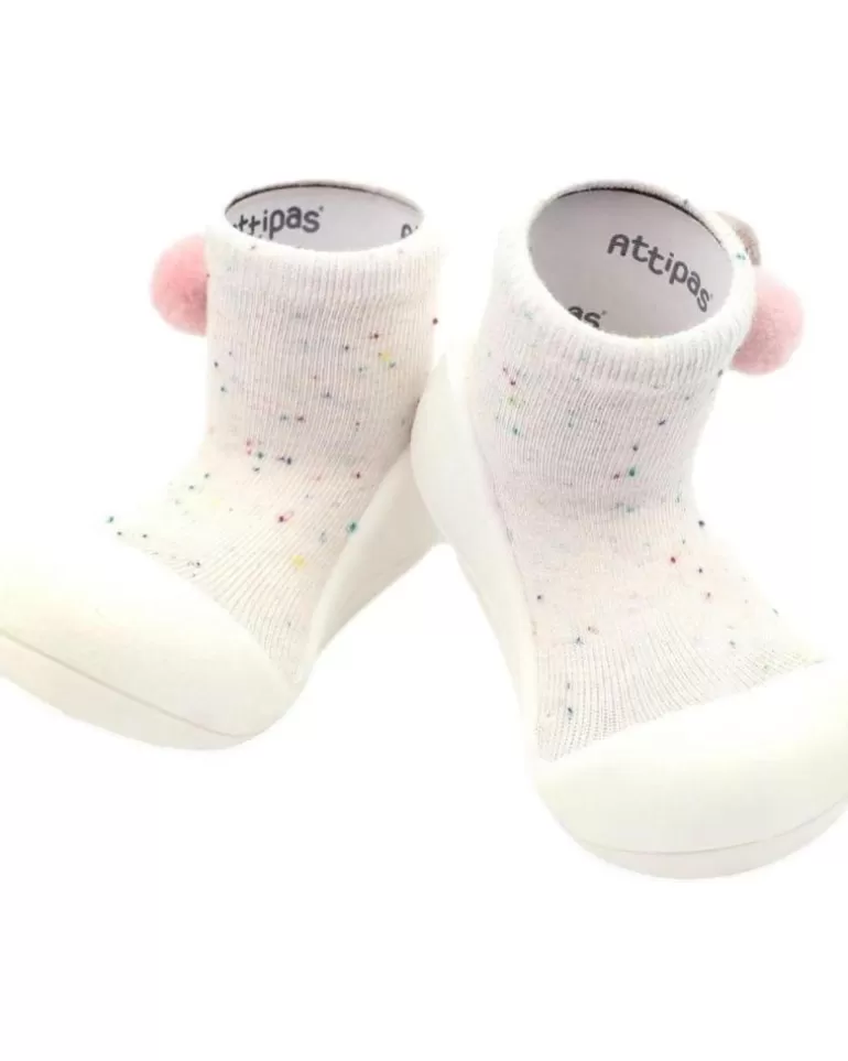 ATTIPAS Bebé De Niña Y Niño Primeros Pasos Shooting Star Cream Blanco New