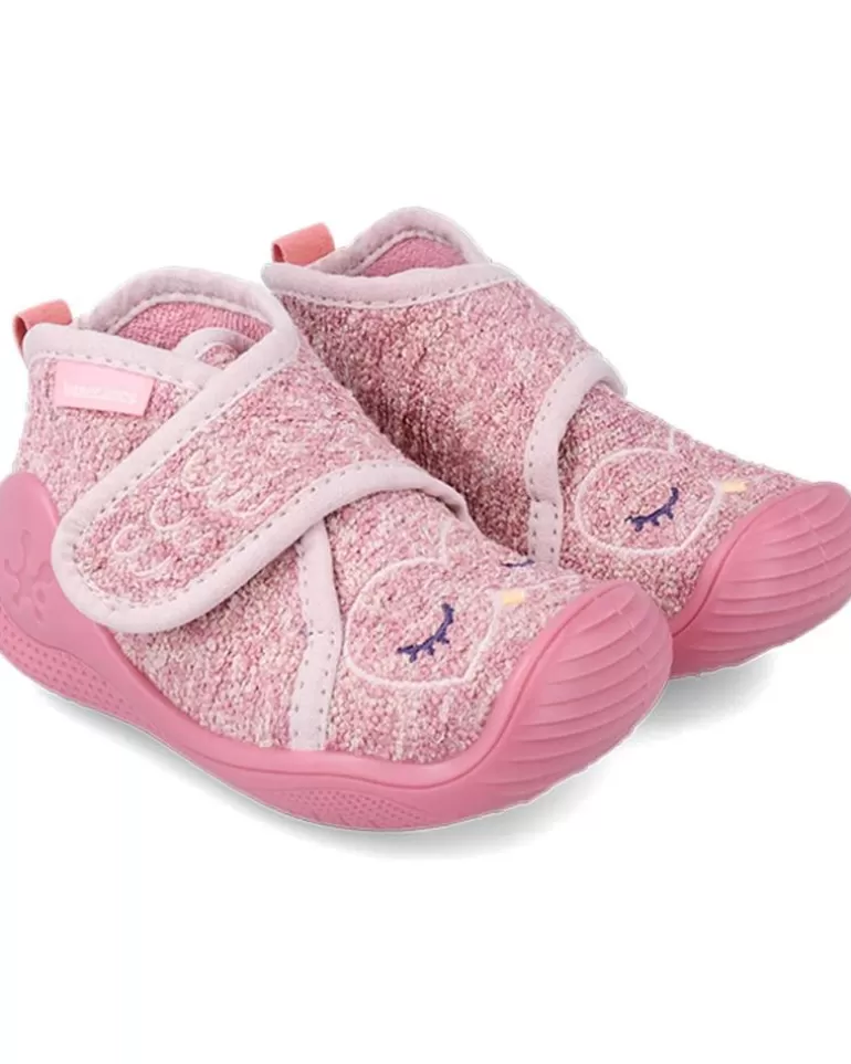 BIOMECANICS Bebé De Niña Pantufla Biohome Buho 231294-B Rosa Best Sale