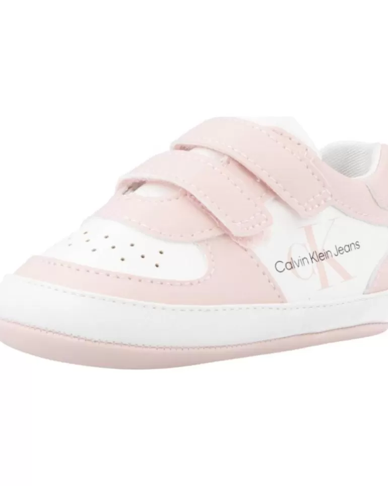 CALVIN KLEIN Bebé De Niña Low Cut Rosa New