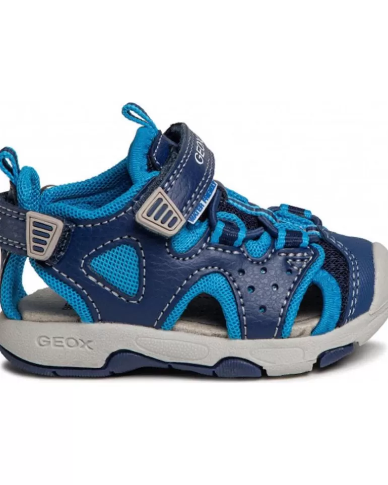 GEOX Bebé De Niño Sandalia B Multy Boy Navy-Sky Hot