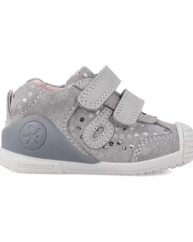 OTRAS MARCAS Bebé De Niña Deportivo Con Doble Velcro Primeros Pasos Grigio Sauvage Discount