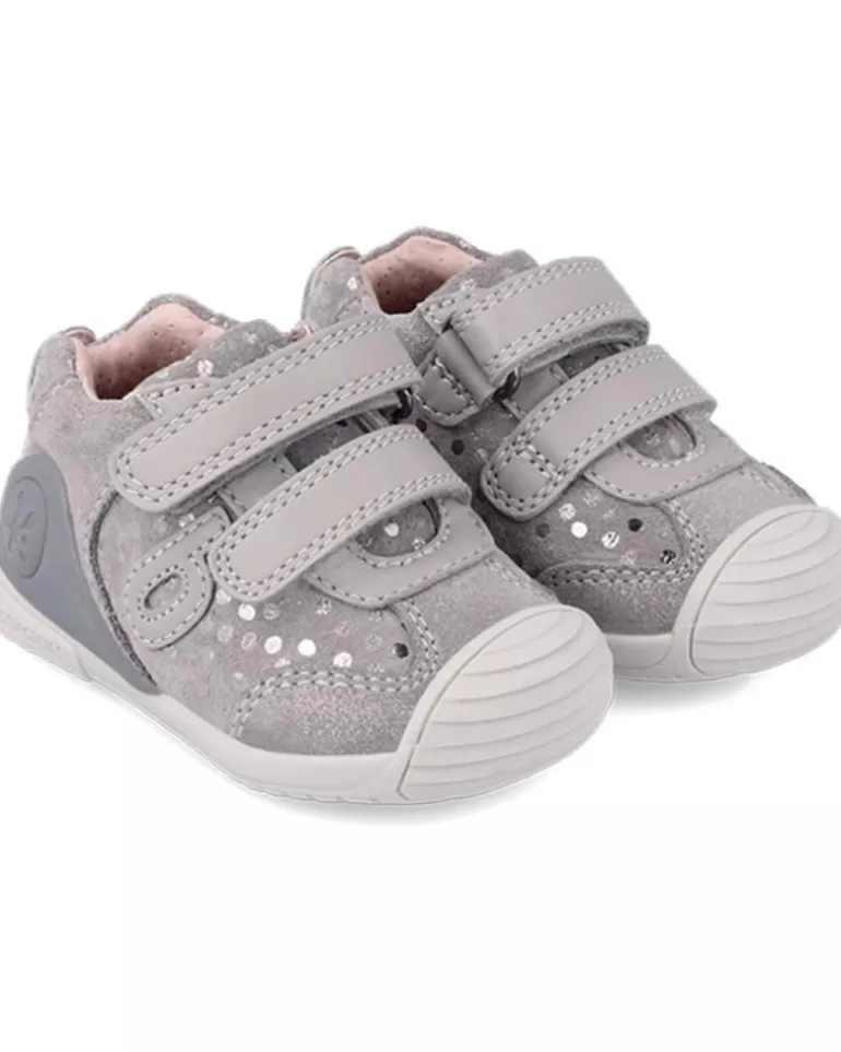 OTRAS MARCAS Bebé De Niña Deportivo Con Doble Velcro Primeros Pasos Grigio Sauvage Discount