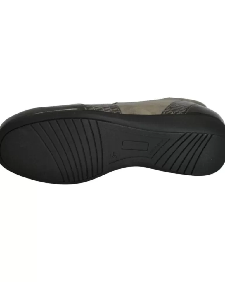 D`CUTILLAS Botas De Mujer Doctor Cutillas - Mocasin Con Cuña Para Mujer Horma Comoda Antracita Best Sale