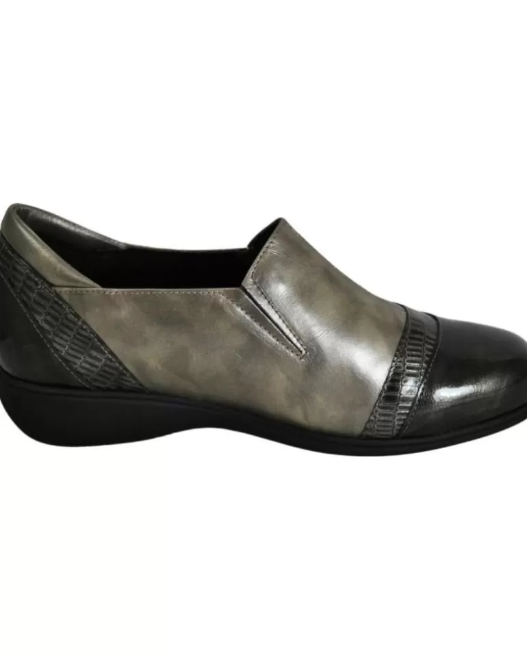 D`CUTILLAS Botas De Mujer Doctor Cutillas - Mocasin Con Cuña Para Mujer Horma Comoda Antracita Best Sale