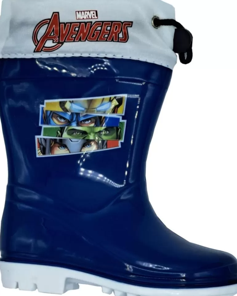 BUBBLE BOBBLE Botas De Agua De Niño Bota De Agua Vengadores Azul Fashion