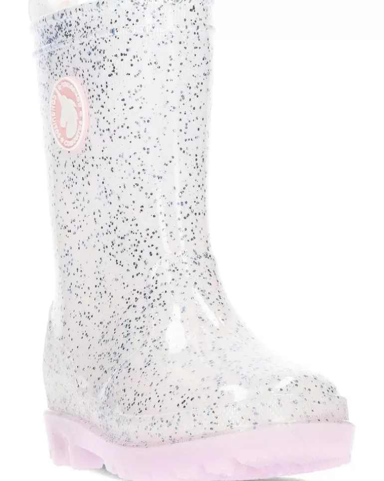 CONGUITOS Botas De Agua De Niña Botas De Agua Con Luz Glitter 110011 Pinkglitter Flash Sale