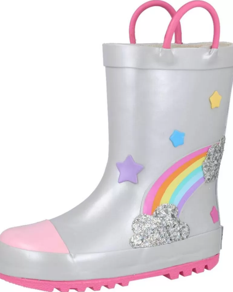 CONGUITOS Botas De Agua De Niña Mi1 11007 Botas De Agua Niña Plata Hot