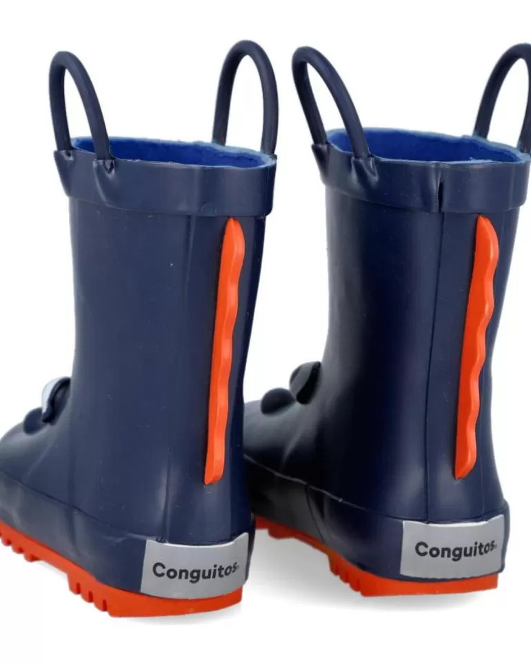 CONGUITOS Botas De Agua De Niño Li1-11003 Botas De Goma Niño Marino Cheap