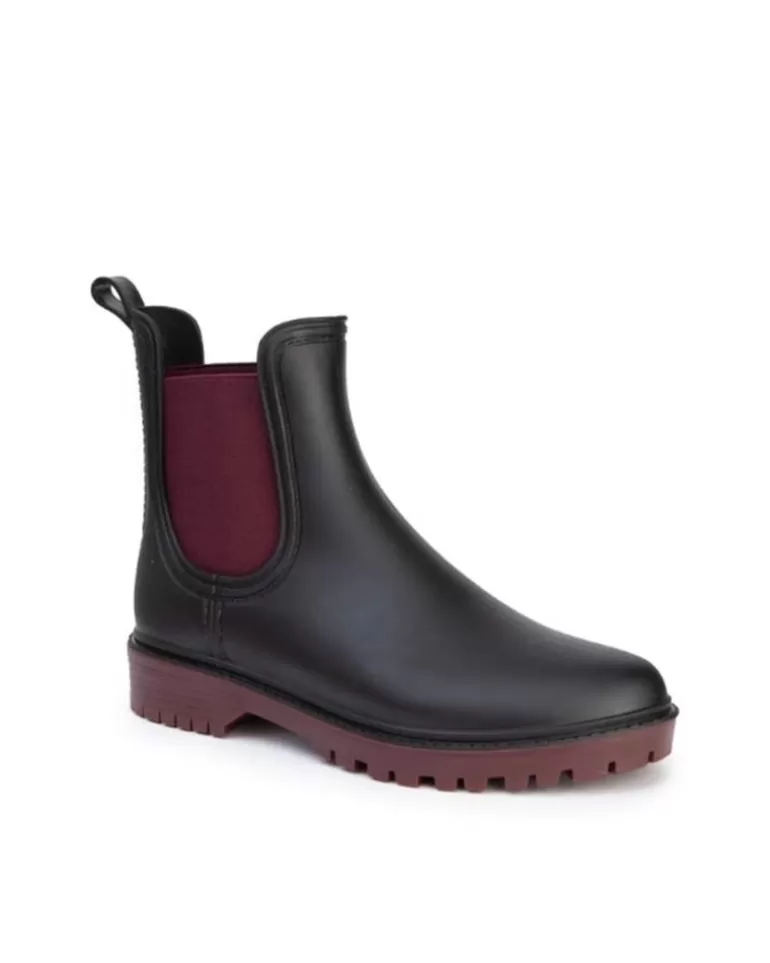CRECENDO Botas De Agua De Mujer Botas De Agua Mujer Popcorn Varios 8027 Burdeos Outlet