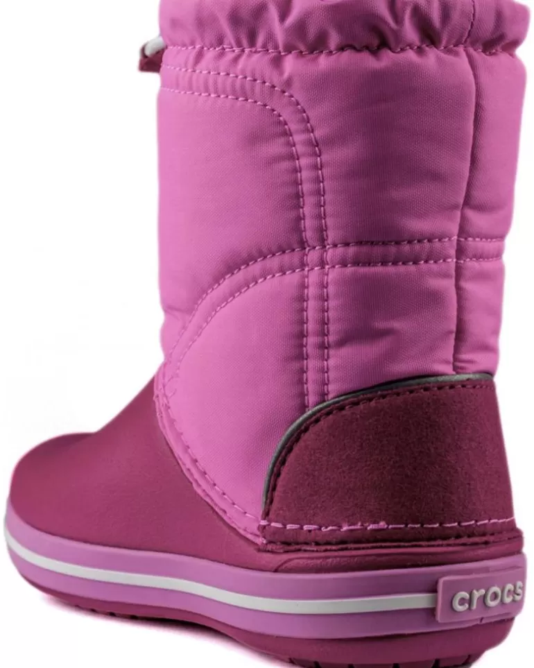 CROCS Botas De Agua De Niña Y Niño Crocband Lodgepoint Boot Kids Rosa Flash Sale