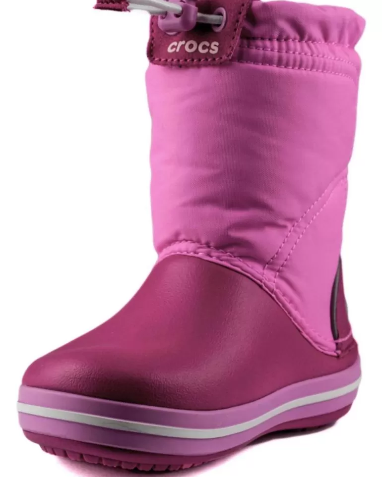 CROCS Botas De Agua De Niña Y Niño Crocband Lodgepoint Boot Kids Rosa Flash Sale