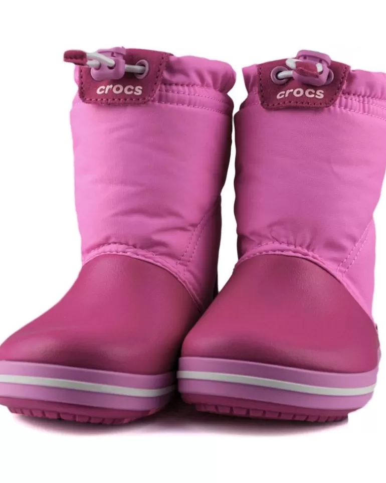 CROCS Botas De Agua De Niña Y Niño Crocband Lodgepoint Boot Kids Rosa Flash Sale