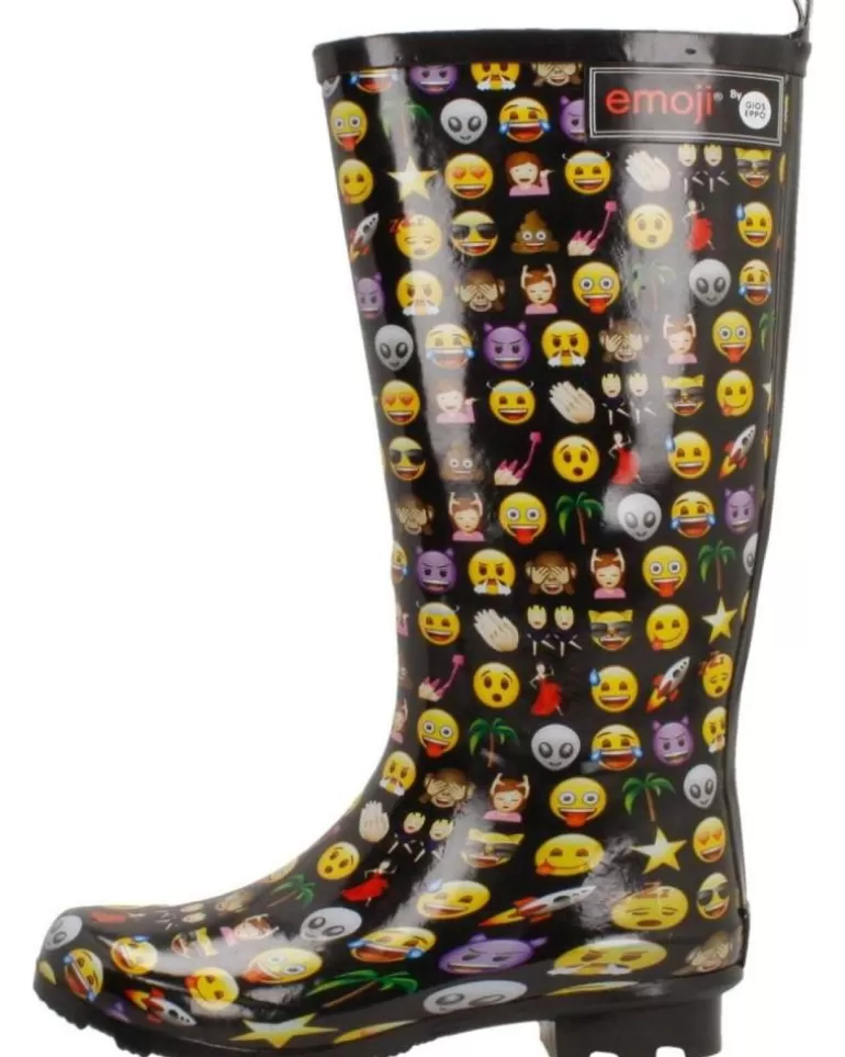 GIOSEPPO Botas De Agua De Mujer Mika Negro Fashion