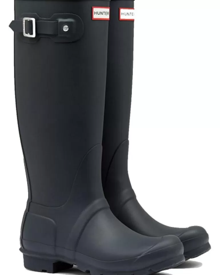 HUNTER Botas De Agua De Mujer Original Back Adjust Wft1001Rma Azul Best Sale