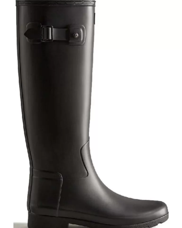 HUNTER Botas De Agua De Mujer Original Refined Wft2200Rma Black Negro Best Sale
