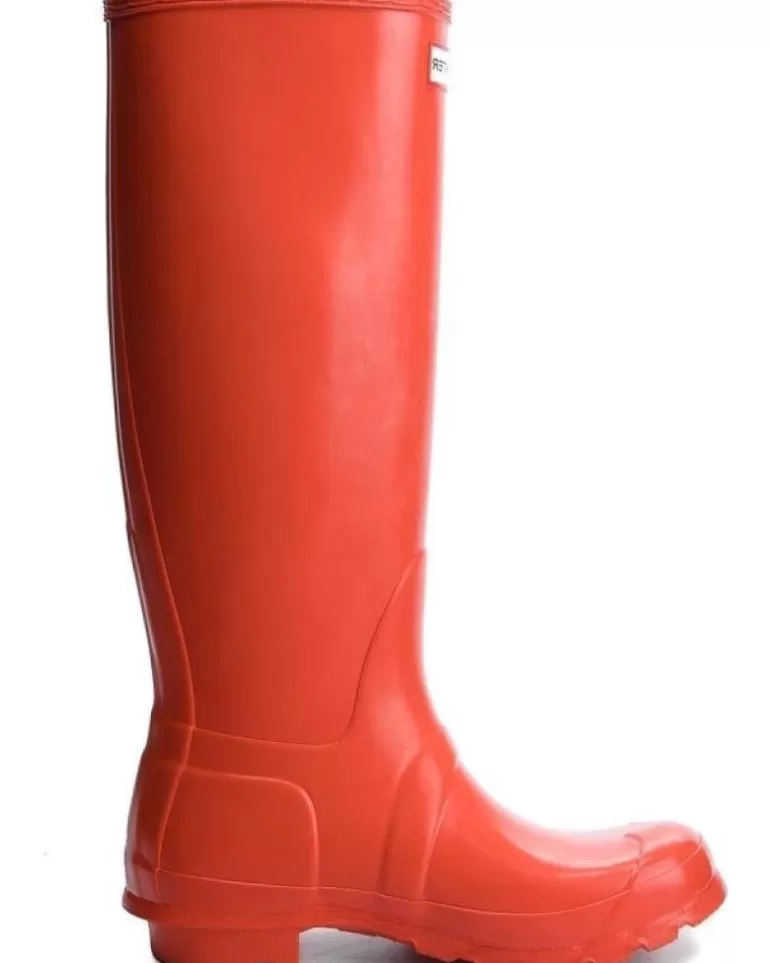 HUNTER Botas De Agua De Mujer Wft2000Rma Original Tall Rojo Cheap