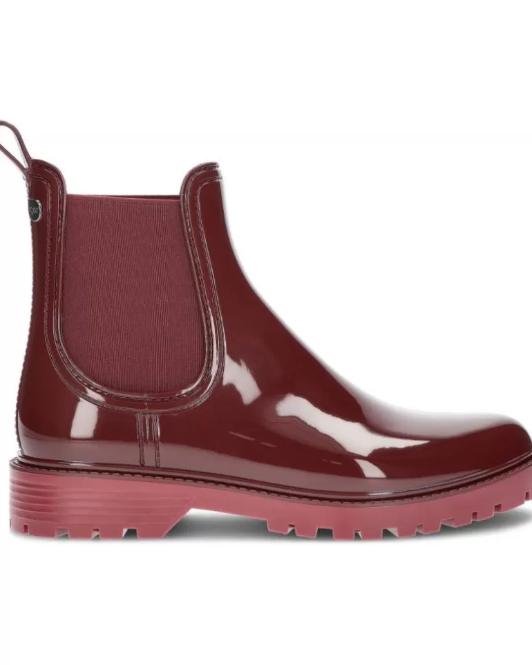 IGOR Botas De Agua De Mujer Botin De Agua Trak Brillo Mc W10267 Burdeos Best Sale
