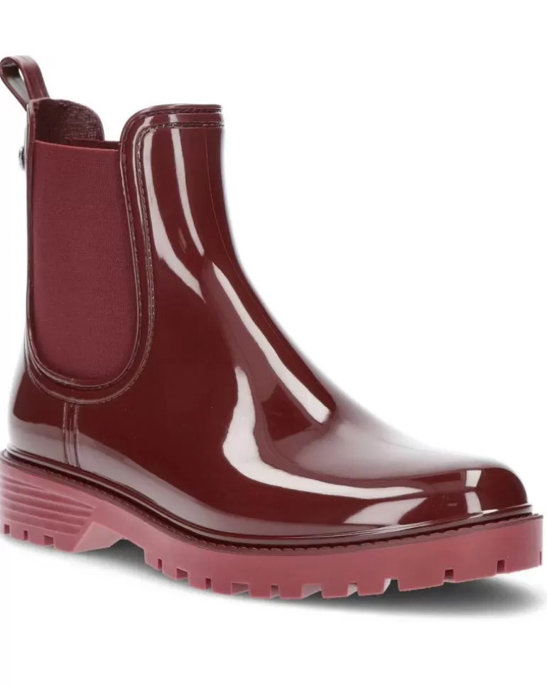 IGOR Botas De Agua De Mujer Botin De Agua Trak Brillo Mc W10267 Burdeos Best Sale
