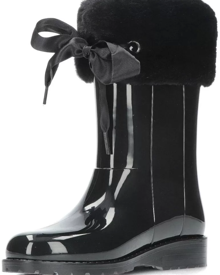 IGOR Botas De Agua De Niña Botas De Agua Charol Soft W10239 Black Cheap