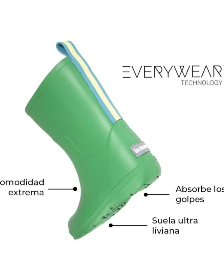 OTRAS MARCAS Botas De Agua De Niño Botas De Agua Isotoner Verde Outlet