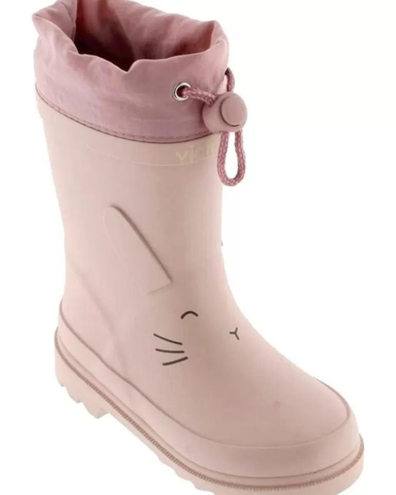 VICTORIA Botas De Agua De Niña Botas De Agua 1060104 Lluvia Animales Rosa Cheap
