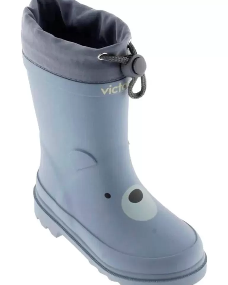 VICTORIA Botas De Agua De Niño Botas De Agua 1060104 Lluvia Animales Azul Discount