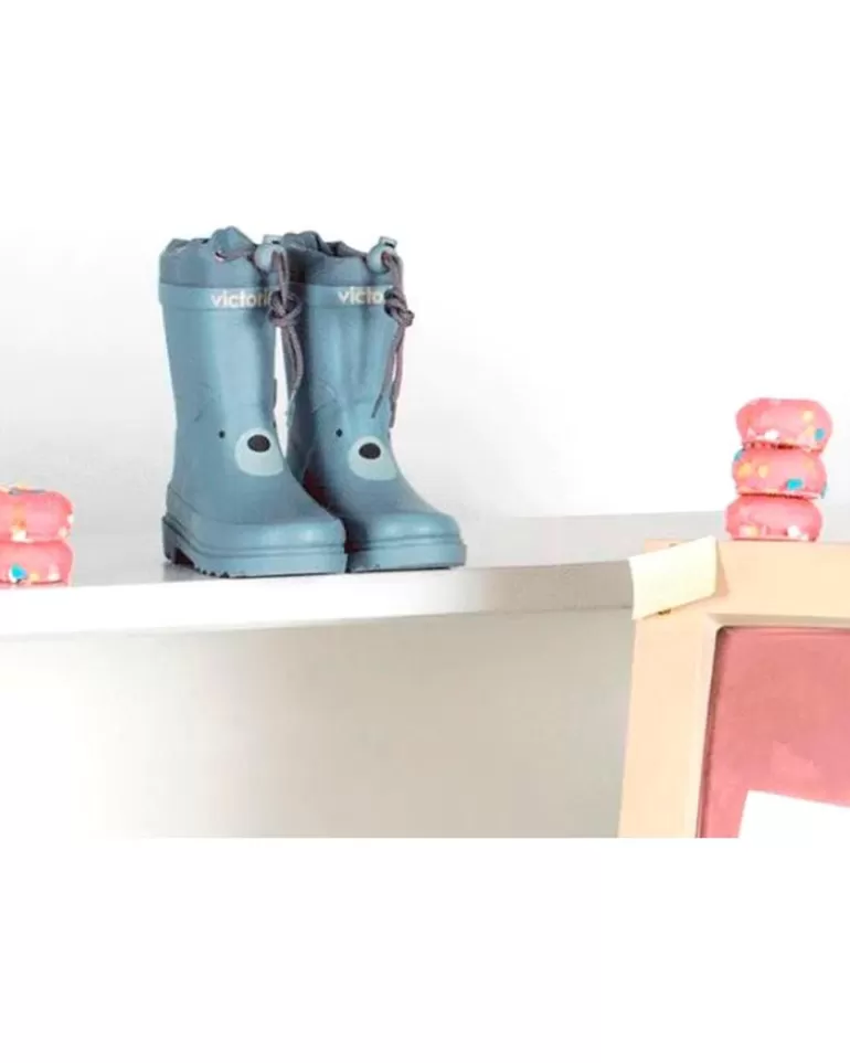 VICTORIA Botas De Agua De Niño Botas De Agua 1060104 Lluvia Animales Azul Discount