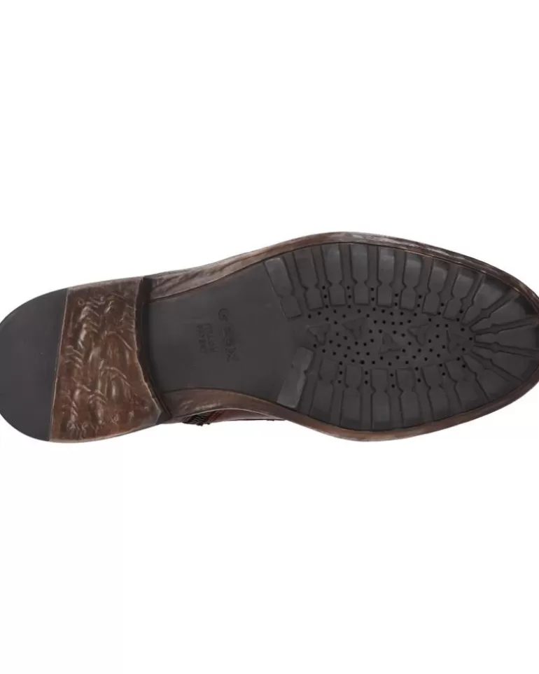 GEOX Botas De Hombre U26F7H 000Tu U Aurelio C0013 Brown New