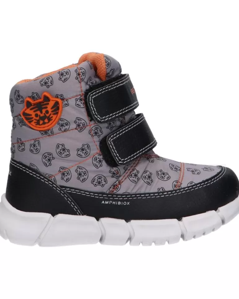 GEOX Botas De Niña B043Pc 0Mnbu B Flexyper Boy B Abx C0036 Grey-Orange Flash Sale
