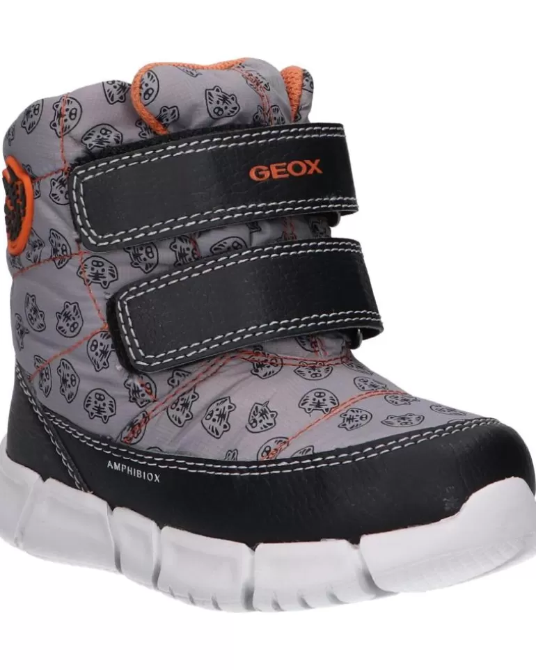 GEOX Botas De Niña B043Pc 0Mnbu B Flexyper Boy B Abx C0036 Grey-Orange Flash Sale