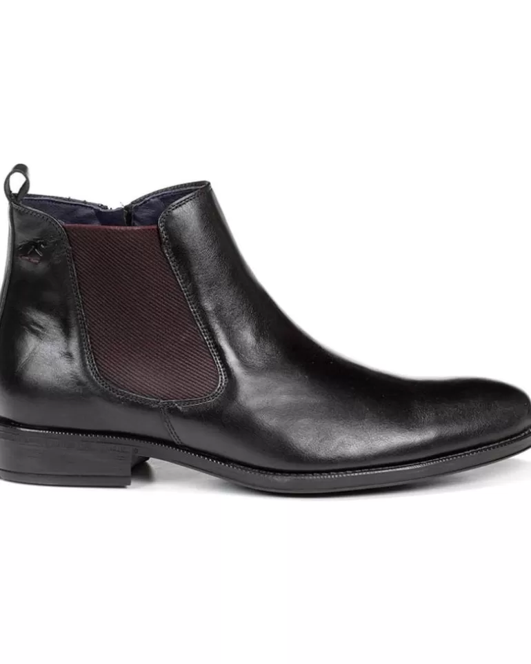 FLUCHOS Botas De Hombre Botin Heracles 8756 Negro Fashion